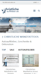 Mobile Screenshot of christliche-aufkleber.de